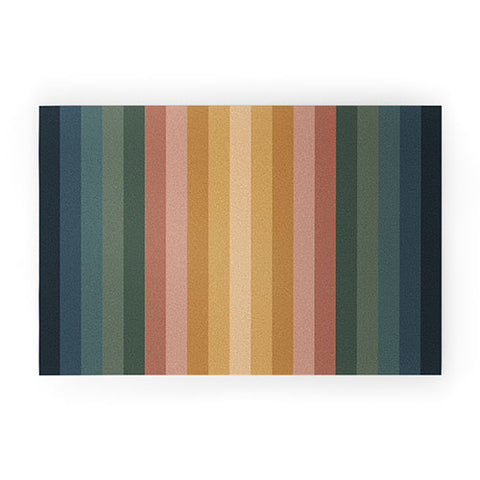 Colour Poems Multicolor Stripes IX Welcome Mat
