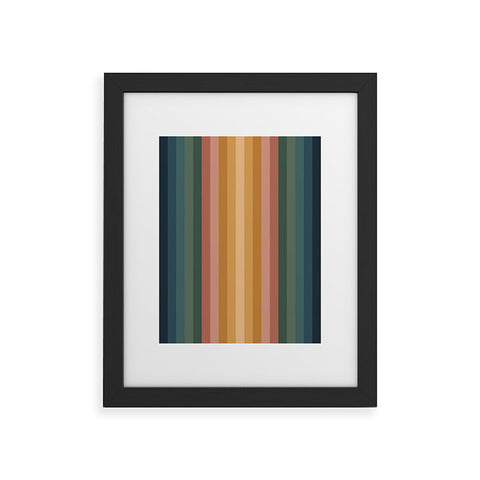 Colour Poems Multicolor Stripes IX Framed Art Print havenly