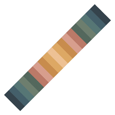 Colour Poems Multicolor Stripes IX Table Runner