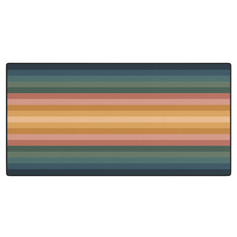 Colour Poems Multicolor Stripes IX Desk Mat