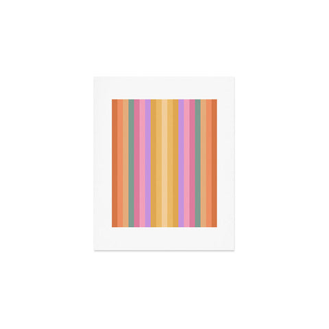 Colour Poems Multicolor Stripes V Art Print