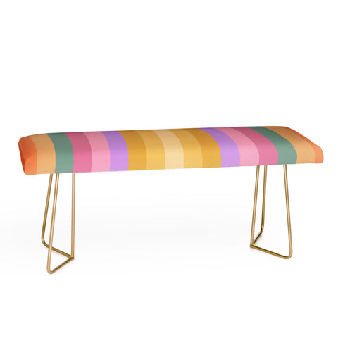 Colour Poems Multicolor Stripes V Bench