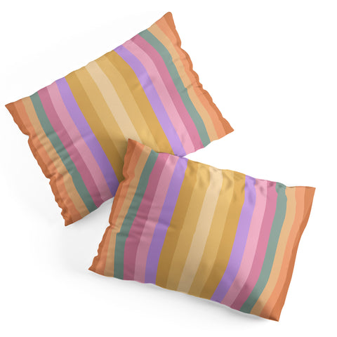 Colour Poems Multicolor Stripes V Pillow Shams