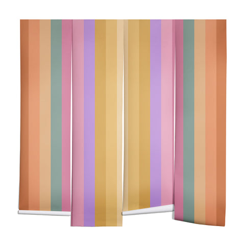 Colour Poems Multicolor Stripes V Wall Mural