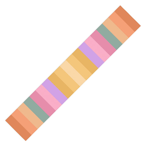 Colour Poems Multicolor Stripes V Table Runner