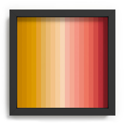 Colour Poems Multicolor Stripes XV Recessed Framing Square