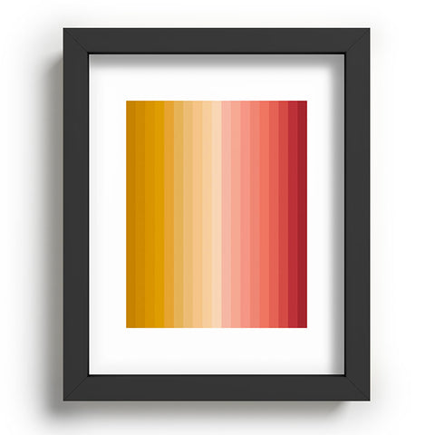Colour Poems Multicolor Stripes XV Recessed Framing Rectangle