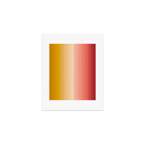 Colour Poems Multicolor Stripes XV Art Print