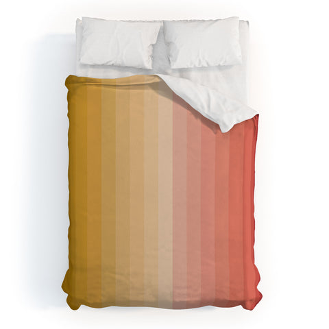 Colour Poems Multicolor Stripes XV Duvet Cover