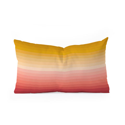 Colour Poems Multicolor Stripes XV Oblong Throw Pillow