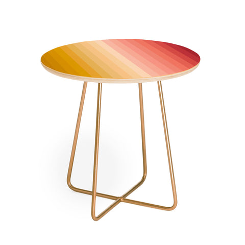 Colour Poems Multicolor Stripes XV Round Side Table