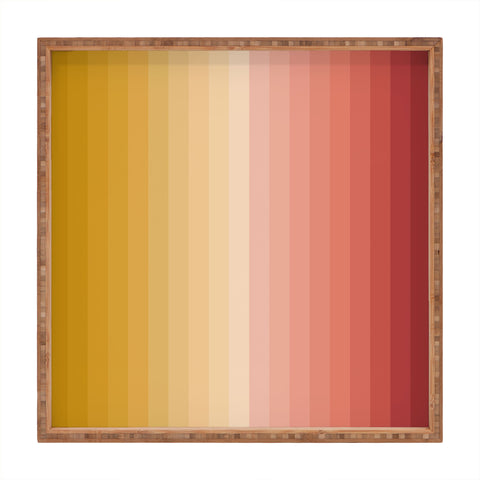 Colour Poems Multicolor Stripes XV Square Tray