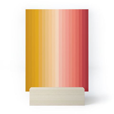 Colour Poems Multicolor Stripes XV Mini Art Print