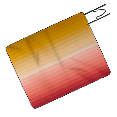 Colour Poems Multicolor Stripes XV Picnic Blanket