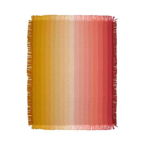 Colour Poems Multicolor Stripes XV Throw Blanket