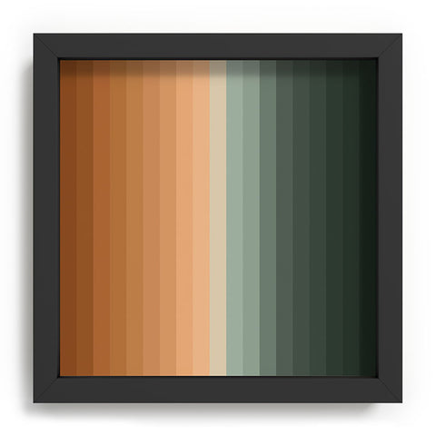 Colour Poems Multicolor Stripes XVIII Recessed Framing Square