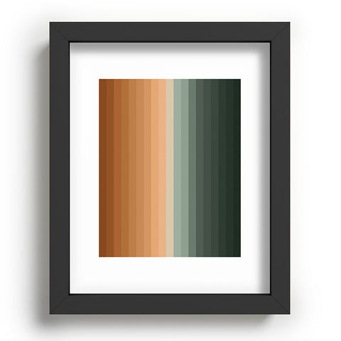 Colour Poems Multicolor Stripes XVIII Recessed Framing Rectangle