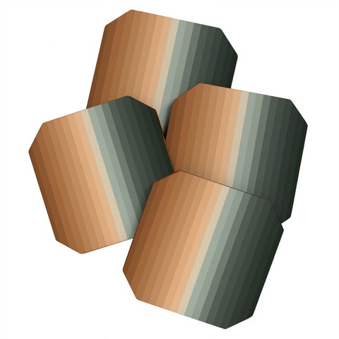 Colour Poems Multicolor Stripes XVIII Coaster Set