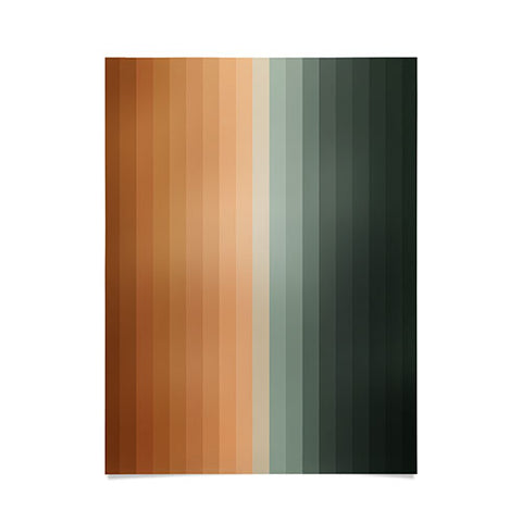 Colour Poems Multicolor Stripes XVIII Poster