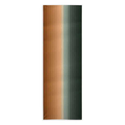 Colour Poems Multicolor Stripes XVIII Yoga Towel