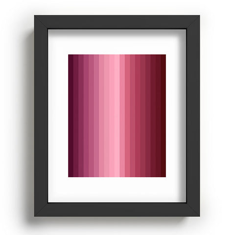 Colour Poems Multicolor Stripes XX Recessed Framing Rectangle