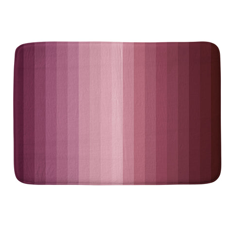 Colour Poems Multicolor Stripes XX Memory Foam Bath Mat