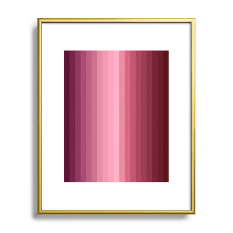 Colour Poems Multicolor Stripes XX Metal Framed Art Print