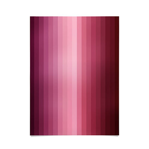 Colour Poems Multicolor Stripes XX Poster