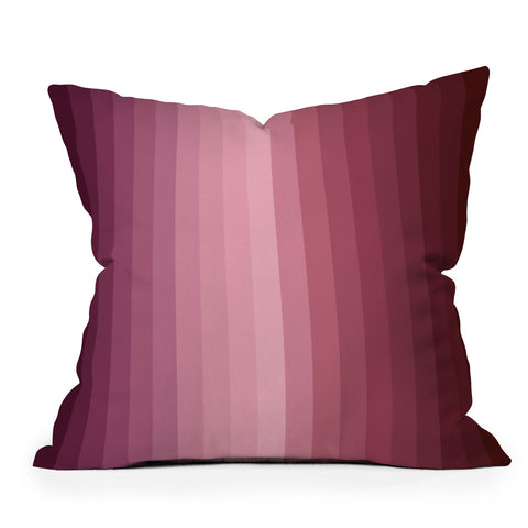 Colour Poems Multicolor Stripes XX Throw Pillow