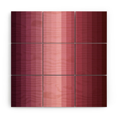 Colour Poems Multicolor Stripes XX Wood Wall Mural