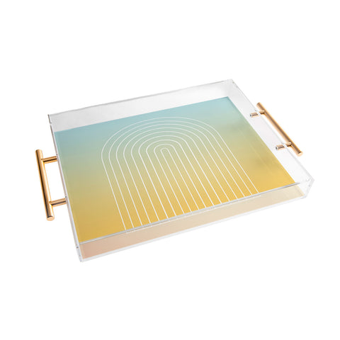 Colour Poems Ombre Arch II Acrylic Tray