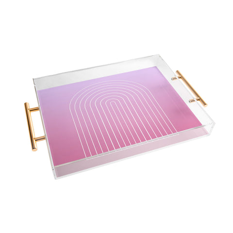 Colour Poems Ombre Arch V Acrylic Tray