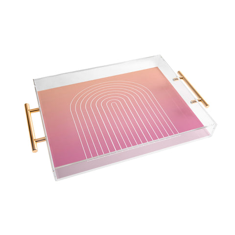 Colour Poems Ombre Arch VII Acrylic Tray
