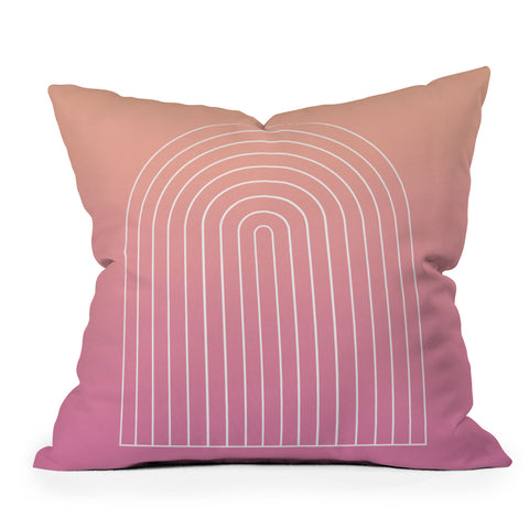 Colour Poems Ombre Arch VII Outdoor Throw Pillow