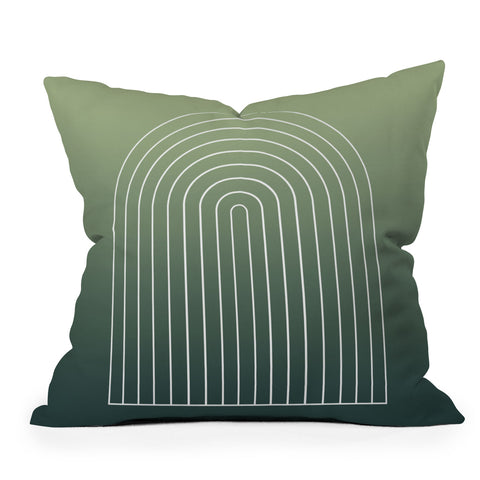 Colour Poems Ombre Arch XIII Outdoor Throw Pillow