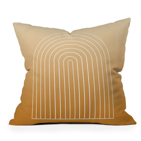 Colour Poems Ombre Arch XV Outdoor Throw Pillow