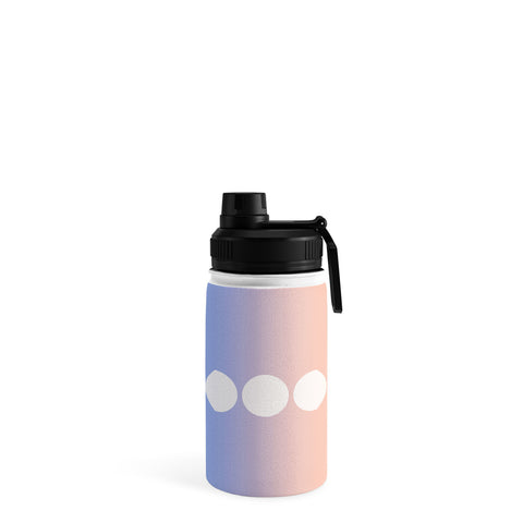 Colour Poems Ombre Moon Phases III Water Bottle