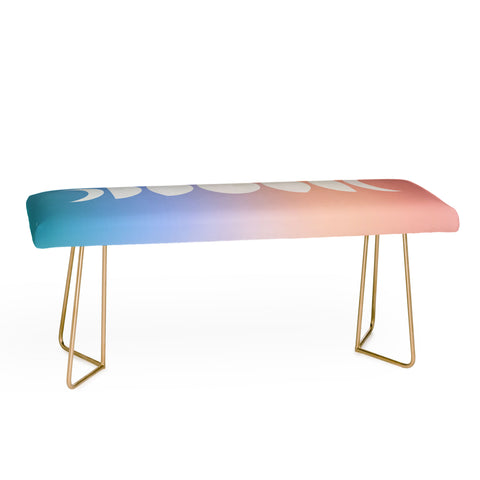 Colour Poems Ombre Moon Phases III Bench