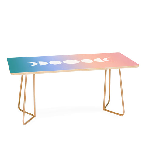 Colour Poems Ombre Moon Phases III Coffee Table