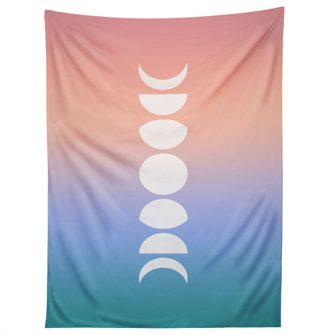 Colour Poems Ombre Moon Phases III Tapestry
