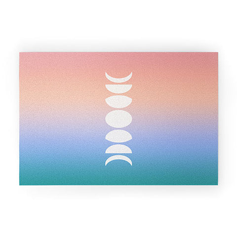 Colour Poems Ombre Moon Phases III Welcome Mat