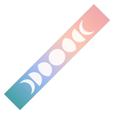 Colour Poems Ombre Moon Phases III Table Runner