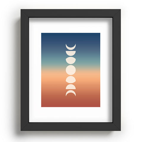 Colour Poems Ombre Moon Phases XV Recessed Framing Rectangle