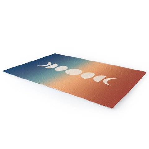 Colour Poems Ombre Moon Phases XV Area Rug