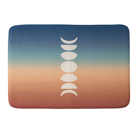 Colour Poems Ombre Moon Phases XV Memory Foam Bath Mat Havenly