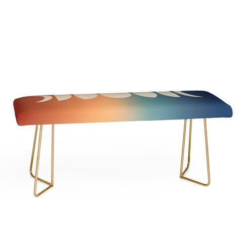 Colour Poems Ombre Moon Phases XV Bench