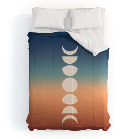 Colour Poems Ombre Moon Phases XV Comforter