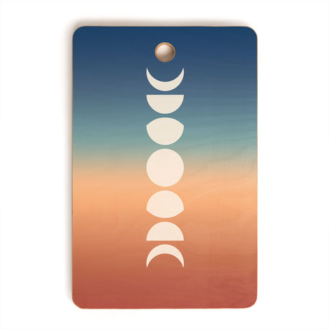 Colour Poems Ombre Moon Phases XV Cutting Board Rectangle