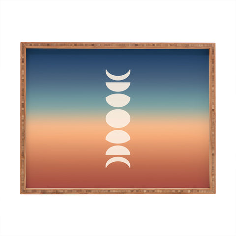 Colour Poems Ombre Moon Phases XV Rectangular Tray