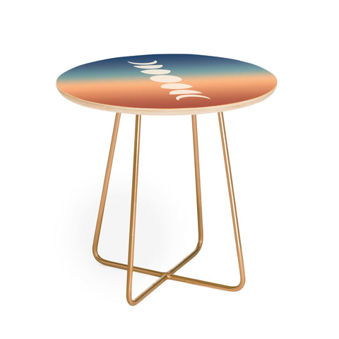 Colour Poems Ombre Moon Phases XV Round Side Table
